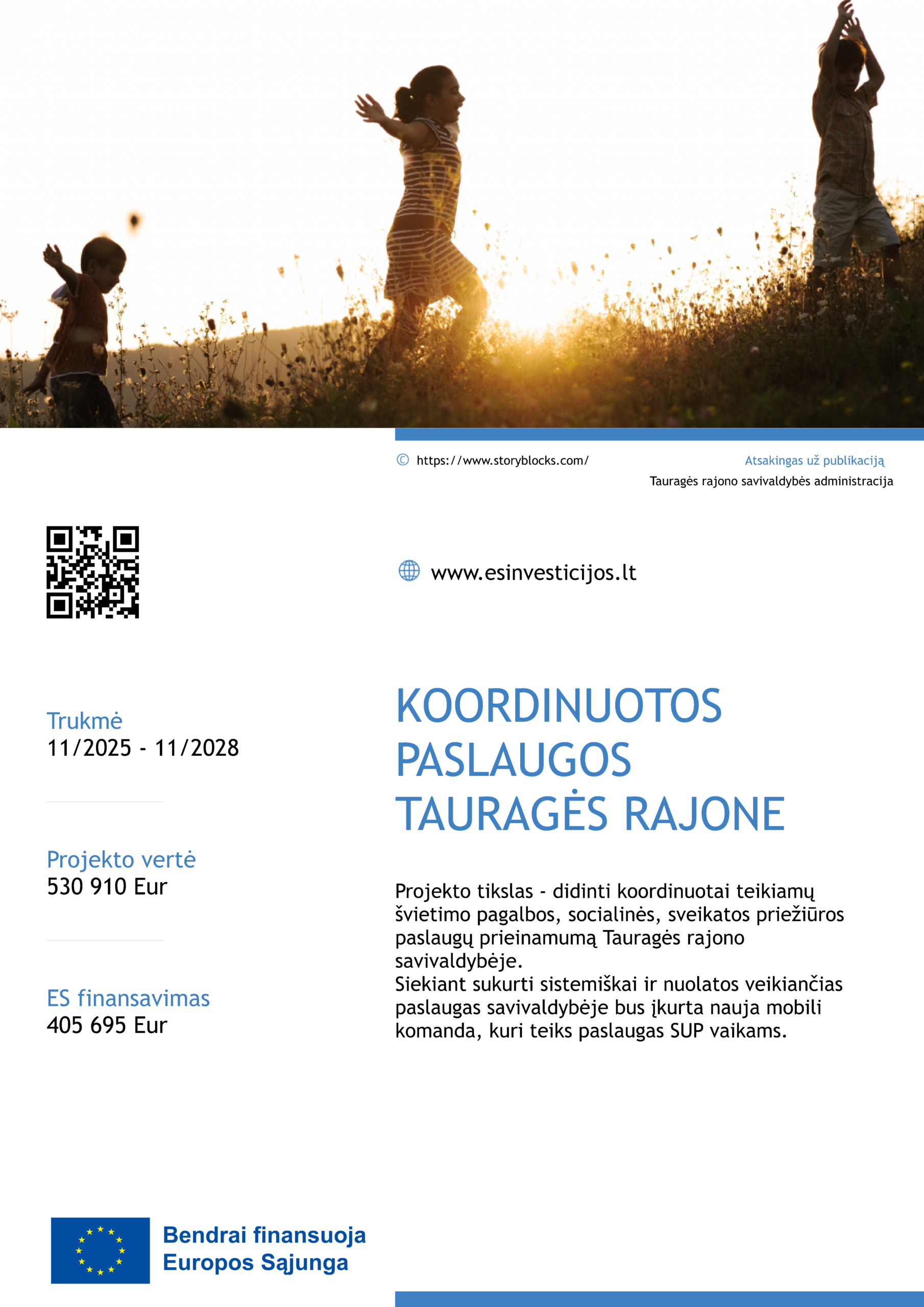 Koordinuotos paslaugos Tauragės rajono savivaldybėje