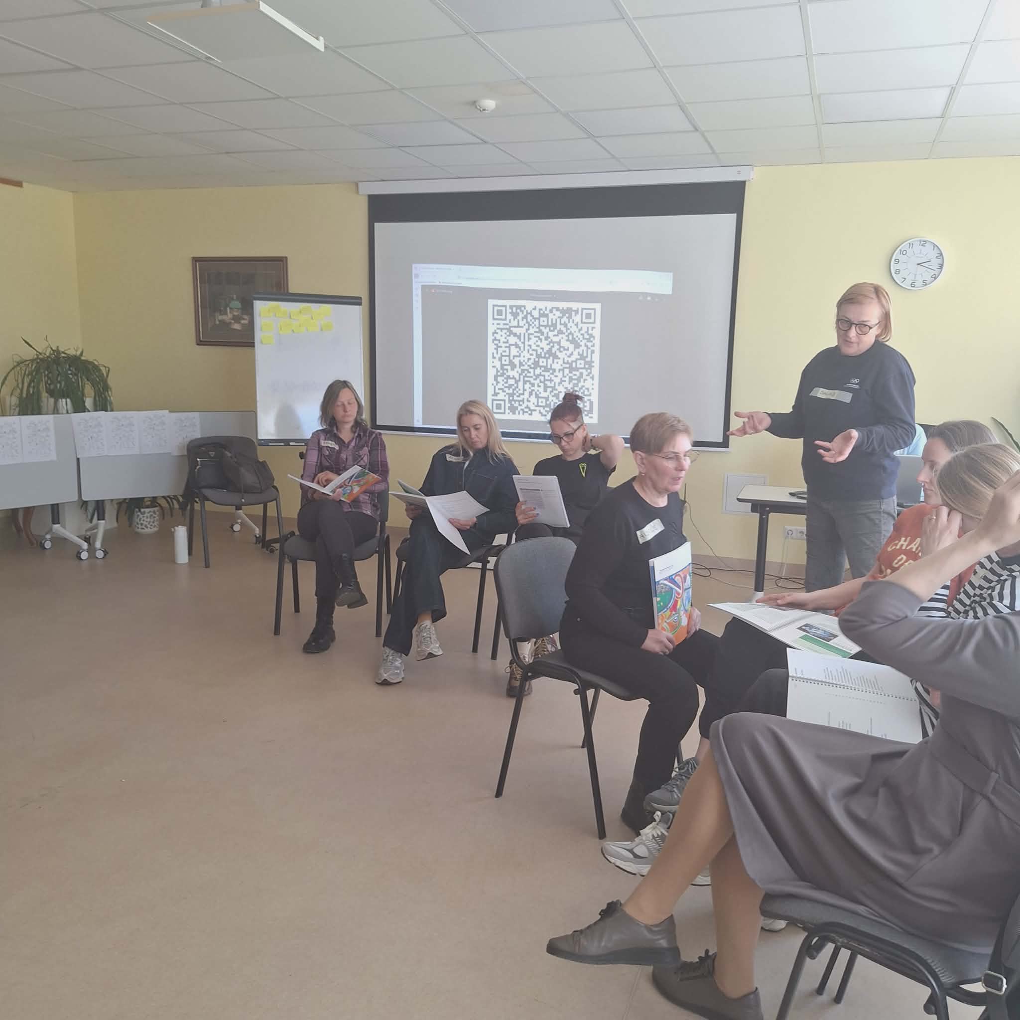 Pedagogai gilino žinias olimpinių vertybių ugdymo mokymuose 1